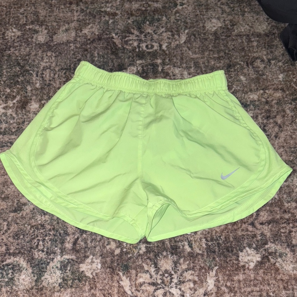 Nike Women's Bright Green Athletic Shorts